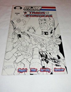 G.I. Joe vs The Transformers #2 Limited Edition Sketch Variant (Jul 2003, Image)