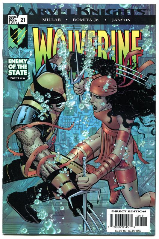 WOLVERINE #21, NM+, X-men, John Romita, Elektra, 2003, more in store