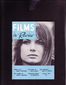 MAG: FILMS IN REVIEW-OCT 1967-WALT DISNEY-ROD SERLING TV VF