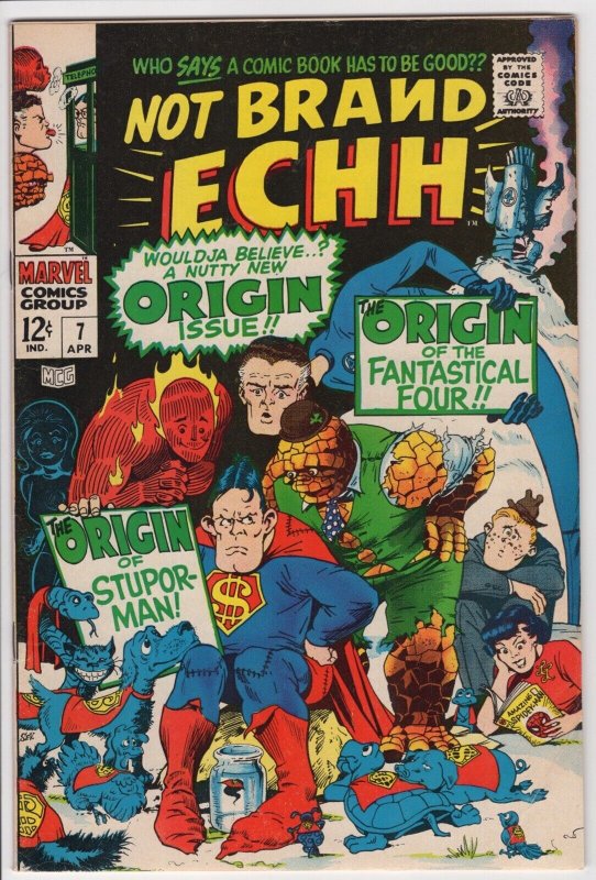 NOT BRAND ECHH #7 - 5.5 - OW-W - Spider-Man Satire