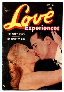LOVE EXPERIENCES #29 1954-PHOTO COVER-Ace Golden-Age romance