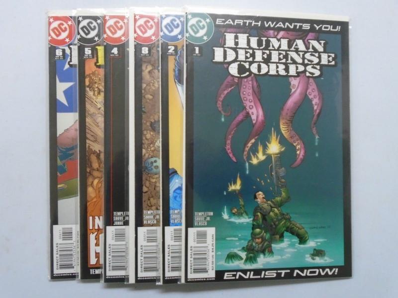 Human Defense Corps (2003) SET #1-6 - 8.0 VF - 2003