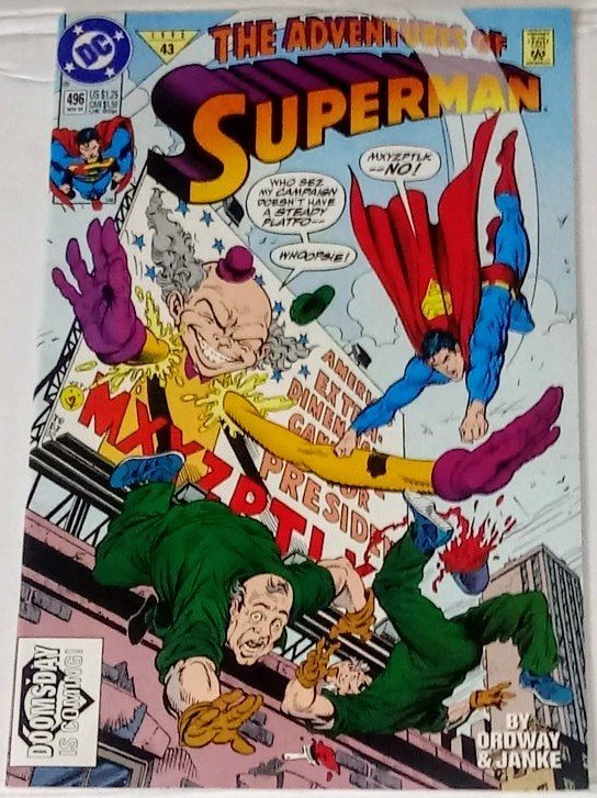 Adventures of Superman #496 (9.2) High Grade Superman DC ID#28q