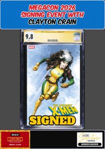 UNCANNY X-MEN #22 CGC 9.8 CLAYTON CRAIN SIGNED MEGACON PRESALE