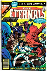 THE ETERNALS ANNUAL #1 (1977) 8.0 VF  Jack Kirby! Huge MARVEL MOVIE coming soon!