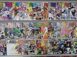 Huge Lot 200+ Comics W/ Punisher and Alpha Flight! Avg FN/VF Condition!