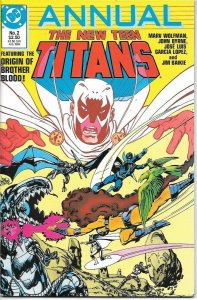 New Teen Titans, The #2 ANNUAL Volume 2 DC Comics August Aug 1986 (FN)