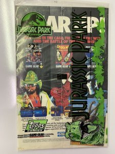 JURASSIC PARK #1 SEALED POLYBAG 1993 TOPPS George Perez Art PROSHIPPER