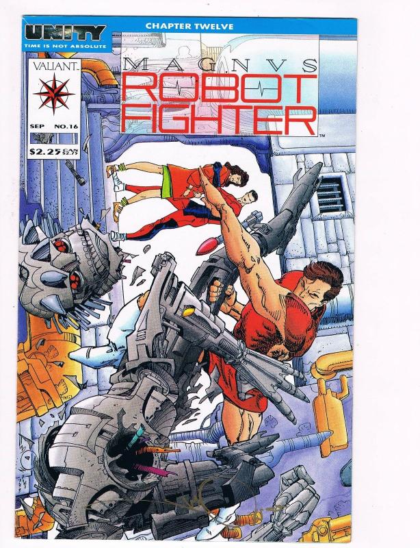 Magnus Robot Fighter # 16 VF/NM Valiant Comic Books Hi-Res Scans Awesome Issue!!