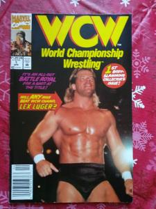 WCW World Championship Wrestling #1 (Apr 1992, Marvel) Lex Luger - Newsstand