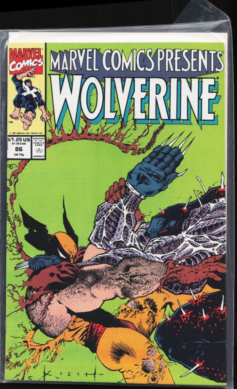 Marvel Comics Presents #86 (1991) Wolverine [Key Issue]