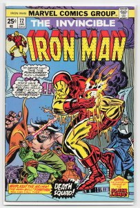 Iron Man #72 (1975) Iron Man