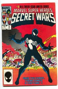 Secret Wars #8-1st Black Costume Spider-Man comic book - 1984