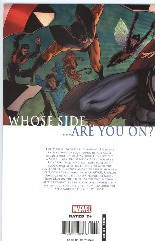 Civil War #4  9.0 (our highest grade)