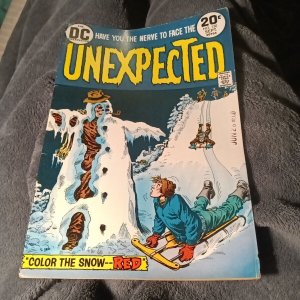 Unexpected #150 DC Comics 1973 Bronze Age Nick Cardy Cover Color the Snow..Red