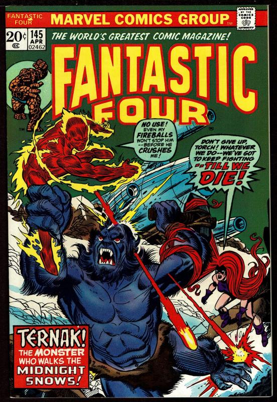 Fantastic Four #145 (Apr 1974, Marvel) 9.0 VF/NM