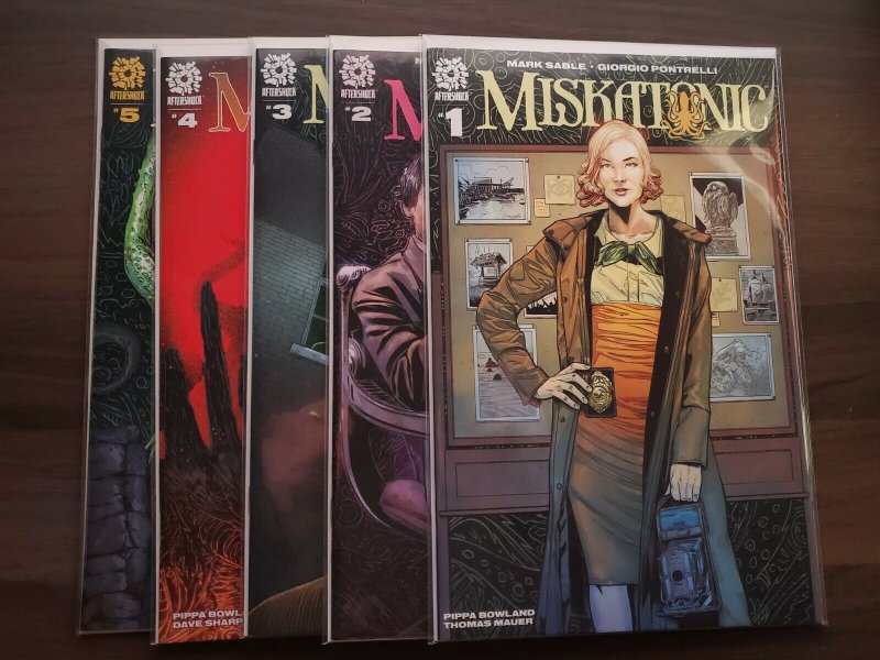 Miskatonic #1-5 1 2 3 4 5 Aftershock Comics Mark Sable #1-4 (9.0+) - #5 (7.0) 