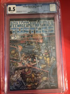 Teenage Mutant Ninja Turtles #5 CGC 8.5 WP (1985) KEY / BRAND NEW SLAB