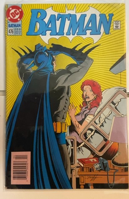 Batman #476 Newsstand Edition (1992) Batman 