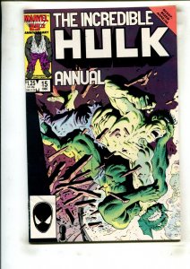 INCREDIBLE HULK ANNUAL #15 (9.2) ABOMINATION!! 1986