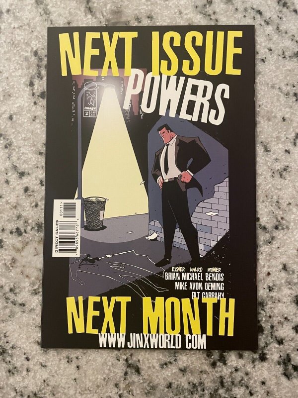 Powers # 1 NM Image Comic Book 1st Print Brian Bendis Michael Avon Oeming CM65