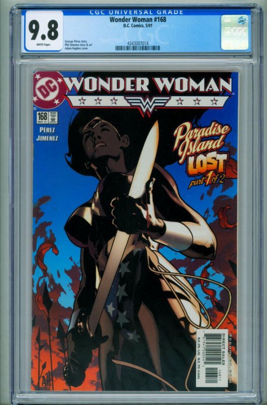 WONDER WOMAN #168 CGC 9.8 DC comic book Adam Hughes cover 4343007014