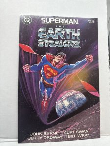 Superman The Earth Stealers Comics Book 1988 DC