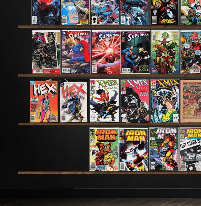 Huge Lot 150+ Comics with Captain America, Wolverine, Aquaman, Iron Man & More!