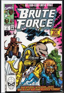 Brute Force #1 (1990) Surfstreak [Key Issue]