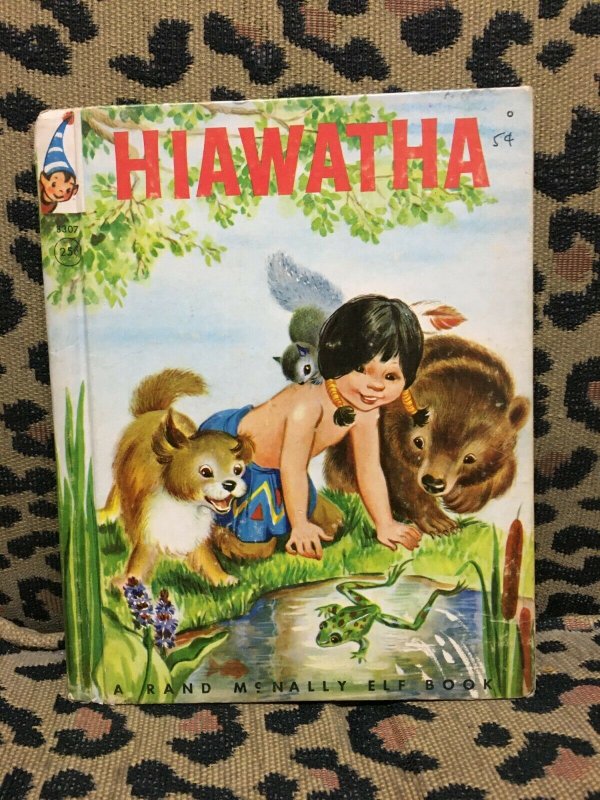 The Robin Family & Hiawatha - Little Golden Type Children's Books 1950/1954 VG