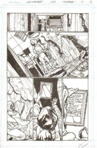 Pandemica #4 pg 19 Original Art Alex Sanchez bestselling author Jonathan Maberry