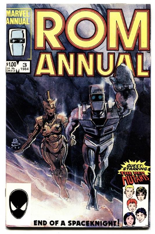 ROM Annual #3-First appearance GUTHRIE FAMILY-comic book-New Mutants