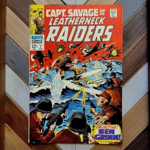 CAPT SAVAGE & LEATHERNECK RAIDERS #7-8 FN- Marvel 1968 Pre-FF BEN GRIMM Set of 2