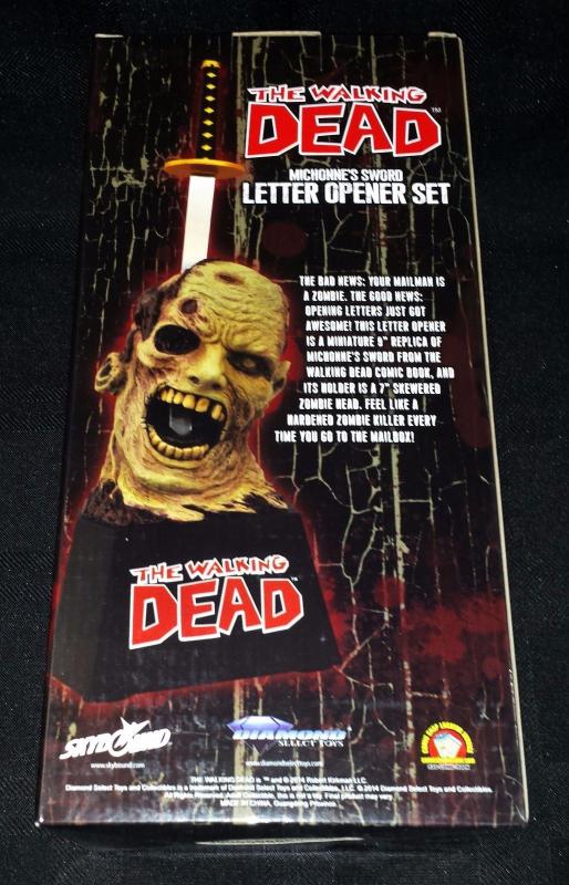 Walking Dead Michonne's Sword Zombie Letter Opener Set - New!