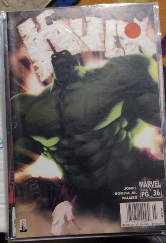 incredible Hulk # 36  510 LEGACY 2002  vol 2 Marvel disney   DOC SAMSON