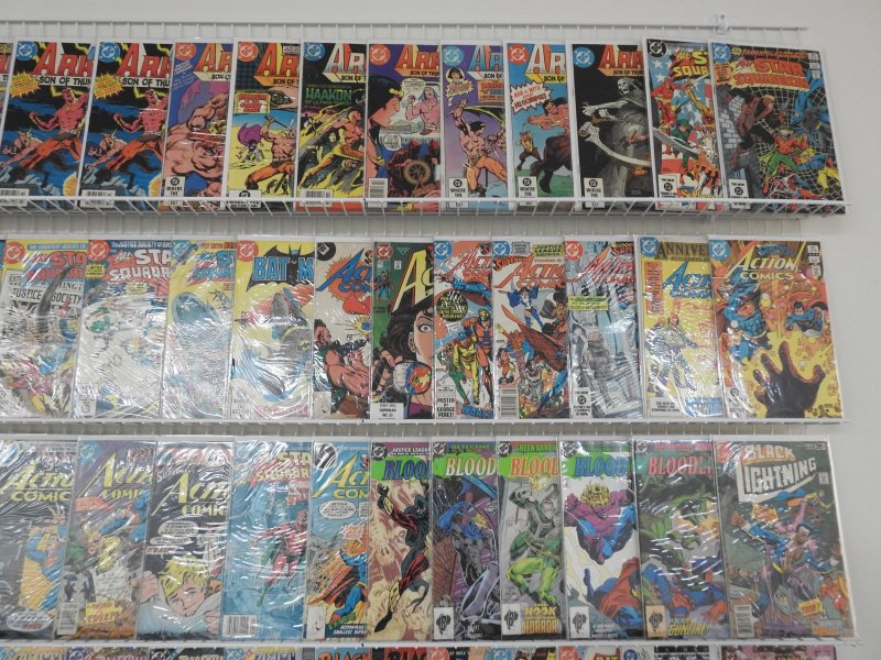 Huge Lot 120+ Comics W/ Action Comics, Batman, Superman, +More! Avg FN Cond!