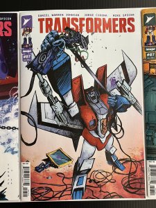 TRANSFORMERS #7 CVR A + B + C 1:10 DARBOE SET 2024 ENERGON IN-HAND PROSHIPPER