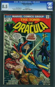 Tomb of Dracula #9 (1973) CGC 8.5 VF+
