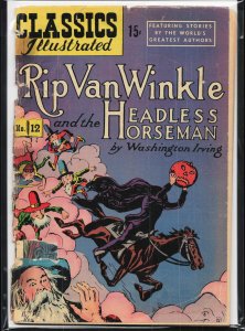 Classic Comics #12 (1943) Ichabod Crane