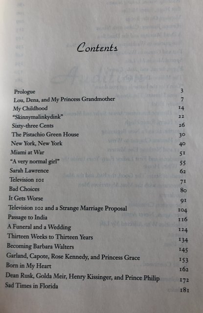 (Signed)Audition(Barbara Walters)autobiography,612p