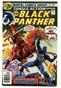 Jungle Action #22 comic book 1976- Black Panther vs. Klan cover VF+