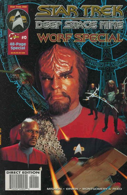 Star Trek: Deep Space Nine, Worf Special #0 VF; Malibu | save on shipping - deta