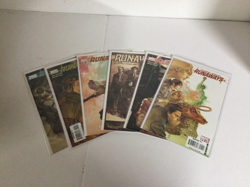 Runaways 25 26 27 28 29 30 Lot Set Run Nm Near Mint Marvel Comics