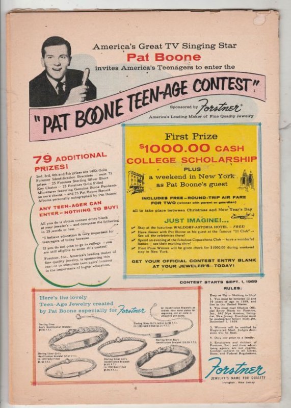 Pat Boone #2 (Nov-59) VG/FN Mid-Grade Pat Boone