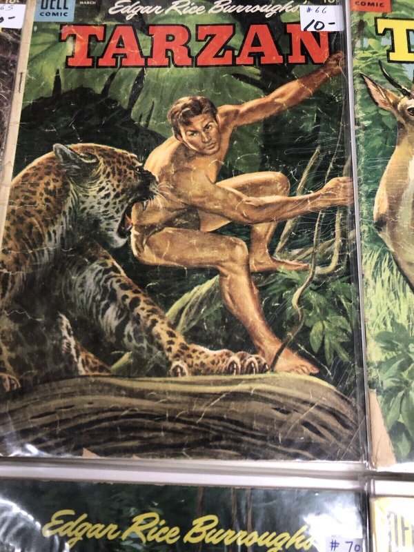 Tarzan (1954) Set Issues # 65-74 • Dell Comics • Golden Age • Rice Burrough
