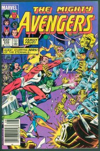 The Avengers 246 VF+ 8.5 Newsstand Edition Marvel 1984