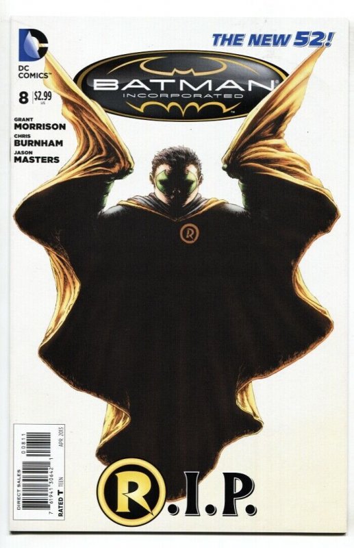 Batman Incorporated #8 Death of Damian Wayne  DC comic book NM- 