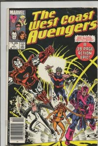 Avengers West Coast #1 ORIGINAL Vintage 1985 Marvel Comics Wonder Man Tigra