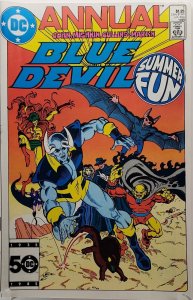 Blue Devil Annual #1  (1985) - DC Comic Book VF+