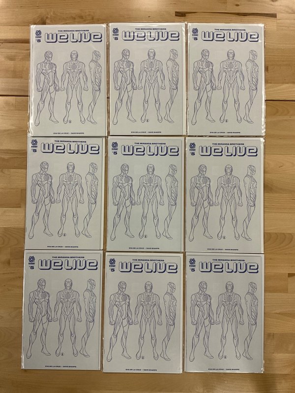 [9 pack] We Live #5 Second Print Variant Cover (2021)